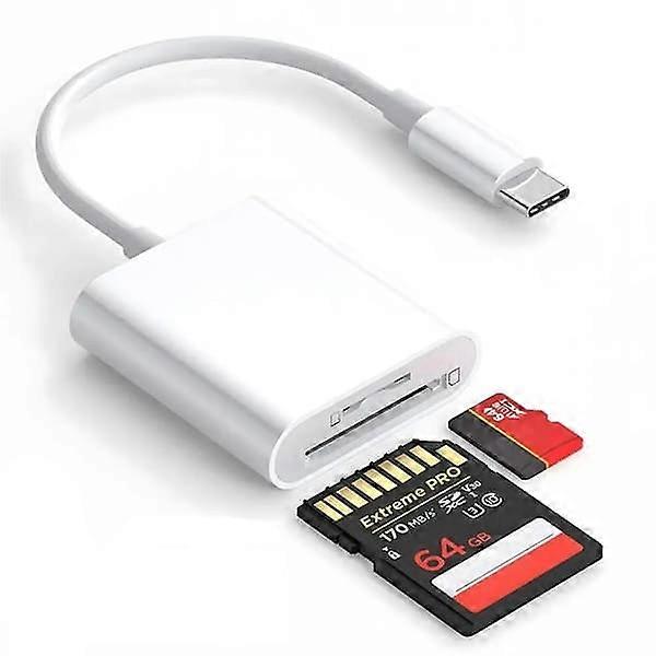 Type-C / USB-C card Reader SD TF Memory Card Adapter Multiple Intelligent Universal Compatibility Card Reader Fast Data Transfer