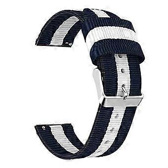 22mm Nylon Silicone Watch Band for Huawei Watch GT 2 Pro Honor Magic 2 46mm, Durable DualMaterial Strap