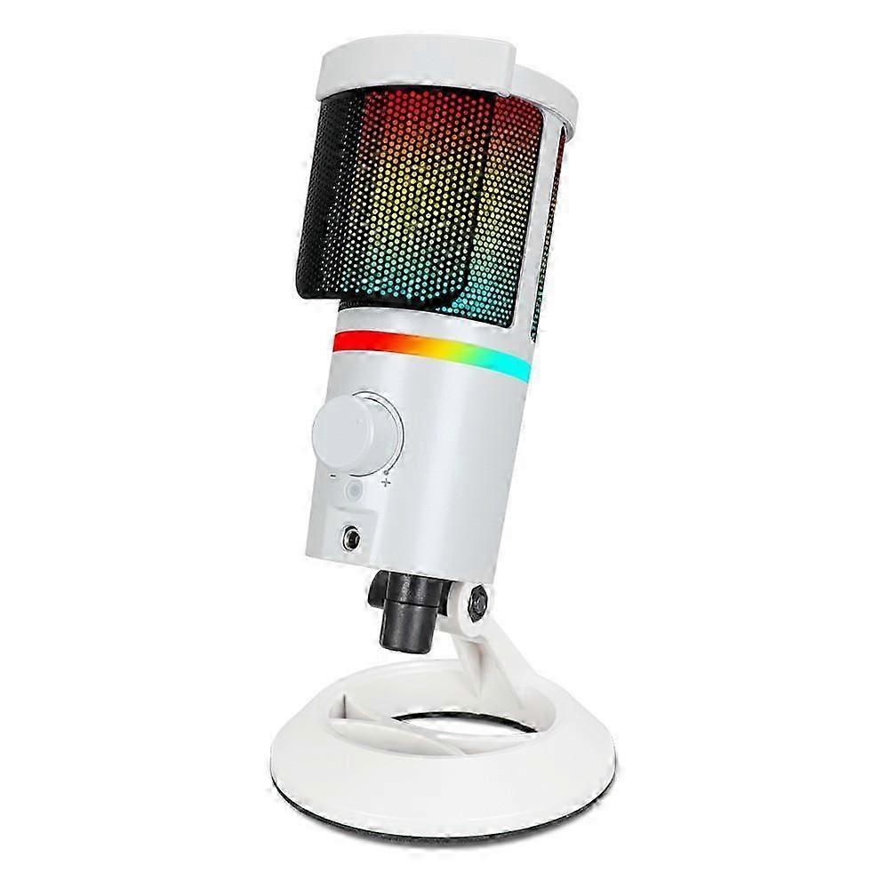 Wireless RGB Condenser Mic Portable
