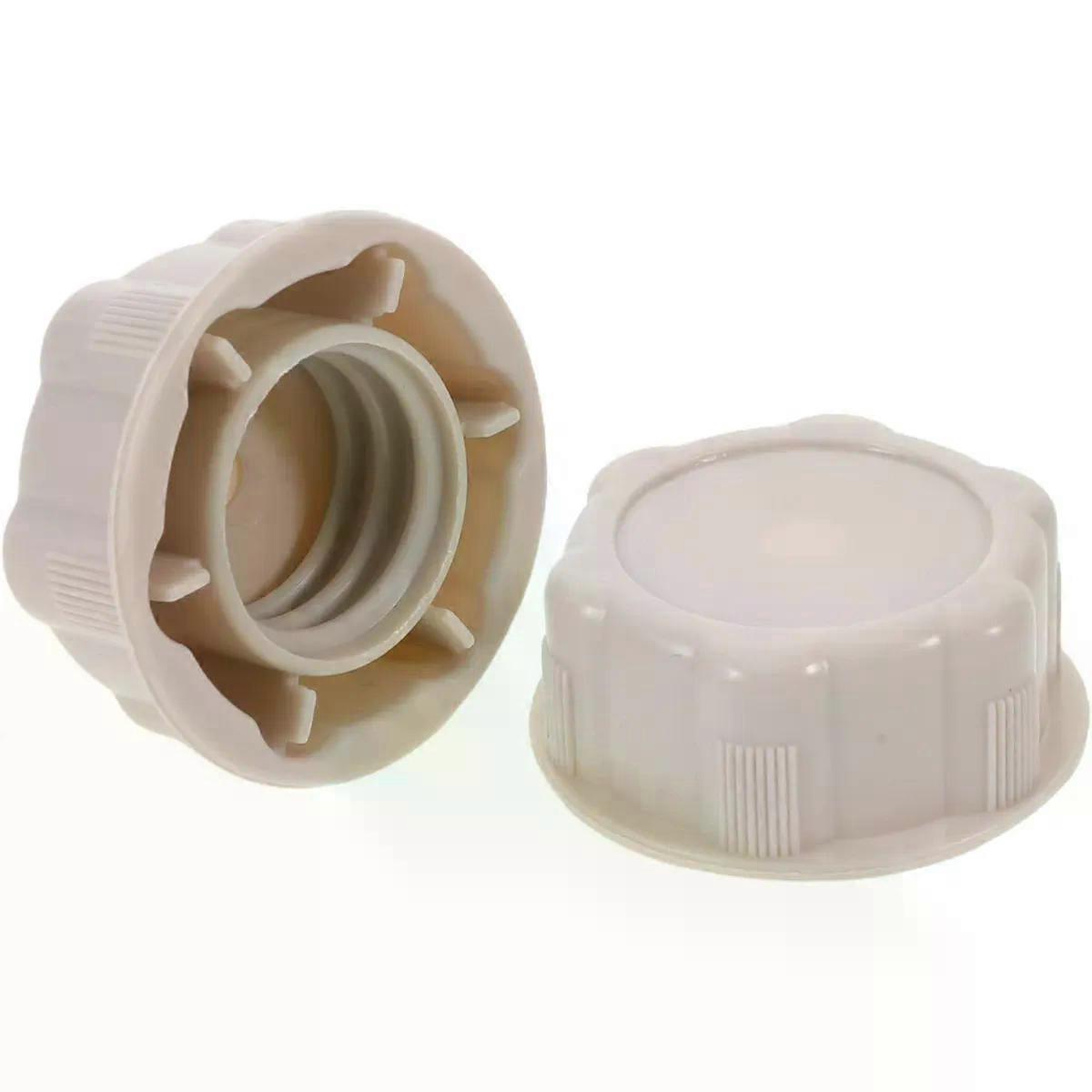 2pcs Slide Screw Protector Caps, Plastic 3cm Inner Diameter Beige