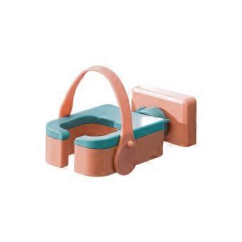 Wall Mounted Hair Dryer Holder with Silicone Strap, 180° Rotating Punch-Free Storage Rack