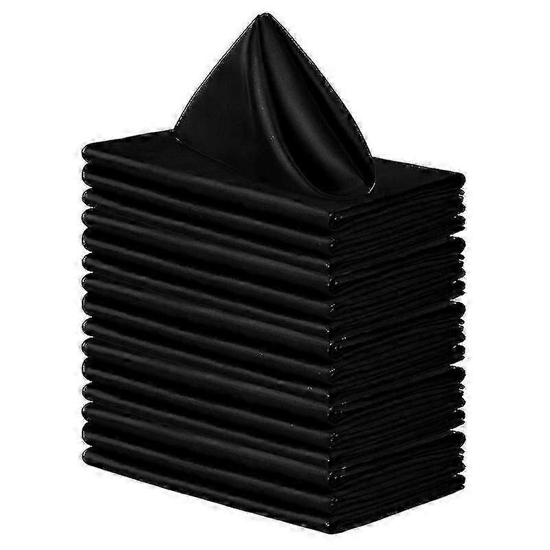 12pcs Square Satin Napkins