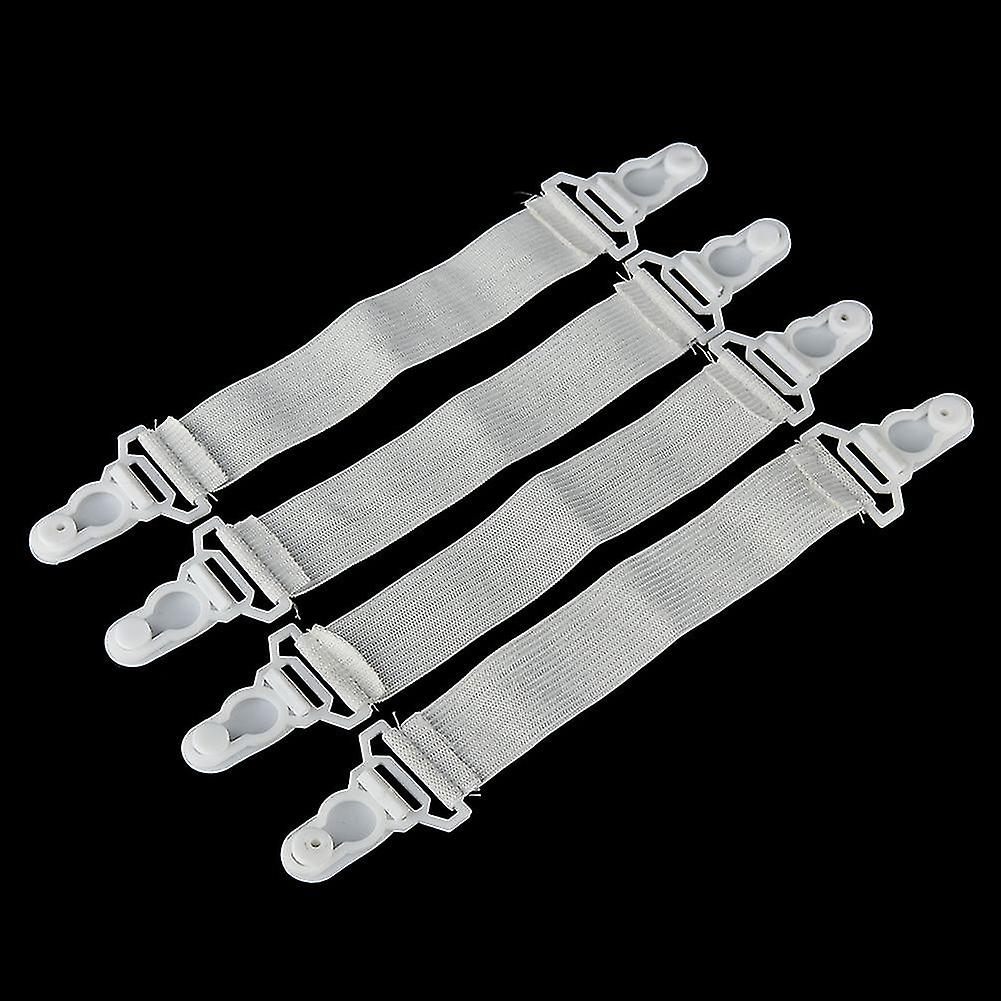 4 قطع السرير ورقة فراش السحابات مرونة القابضين البطانيات كليب حامل حزام