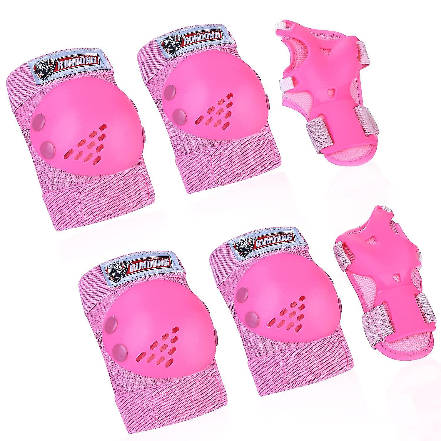 Ginocchiere per bambini / giovani Set 6 in 1 Kit protezioni ginocchiere ginocchia utilizzate per esterni