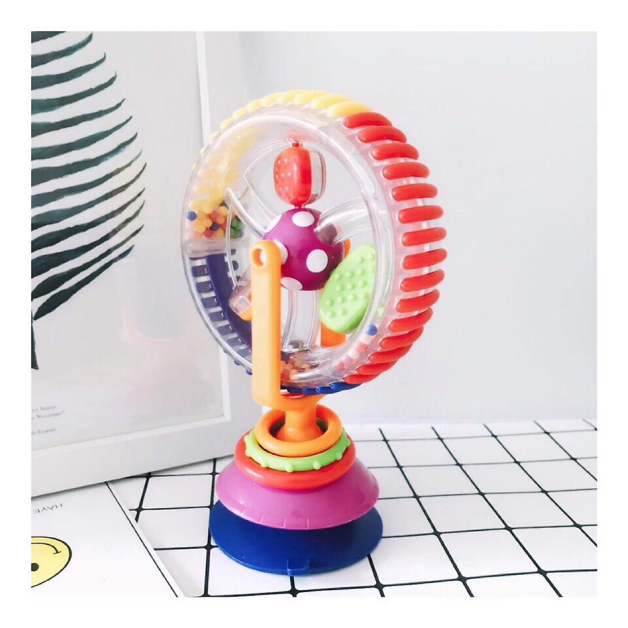 Baby Feeding Topuzzle Tothree-color Rotating Ferris Wheel With Suction Cup Table Top To1pcs-random Color