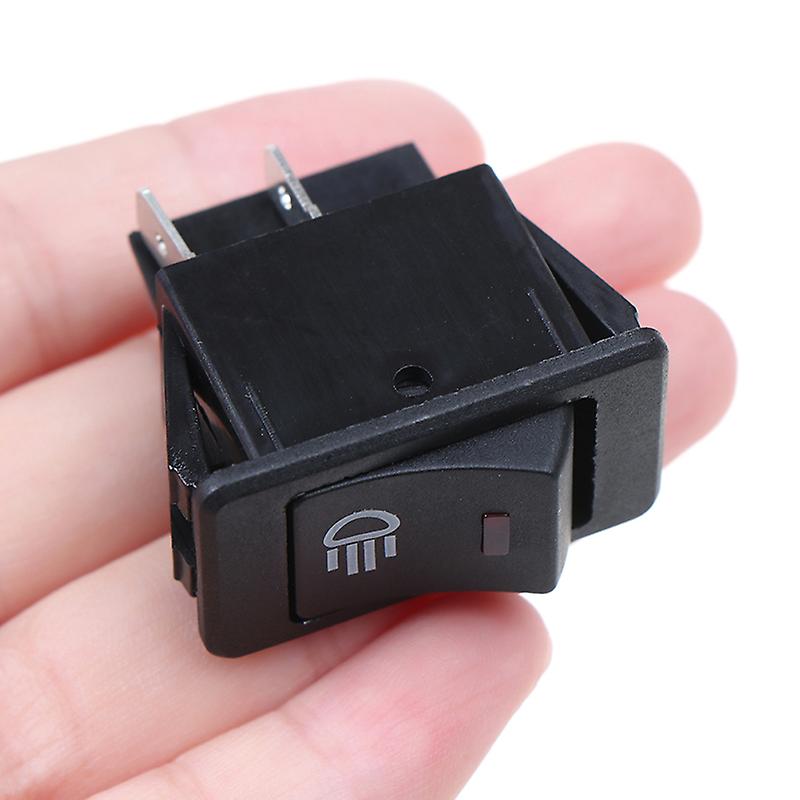 12V 35A Universal Car Red LED Fog Light Rocker Switch Dash Dashboard 4Pin SHYTMV