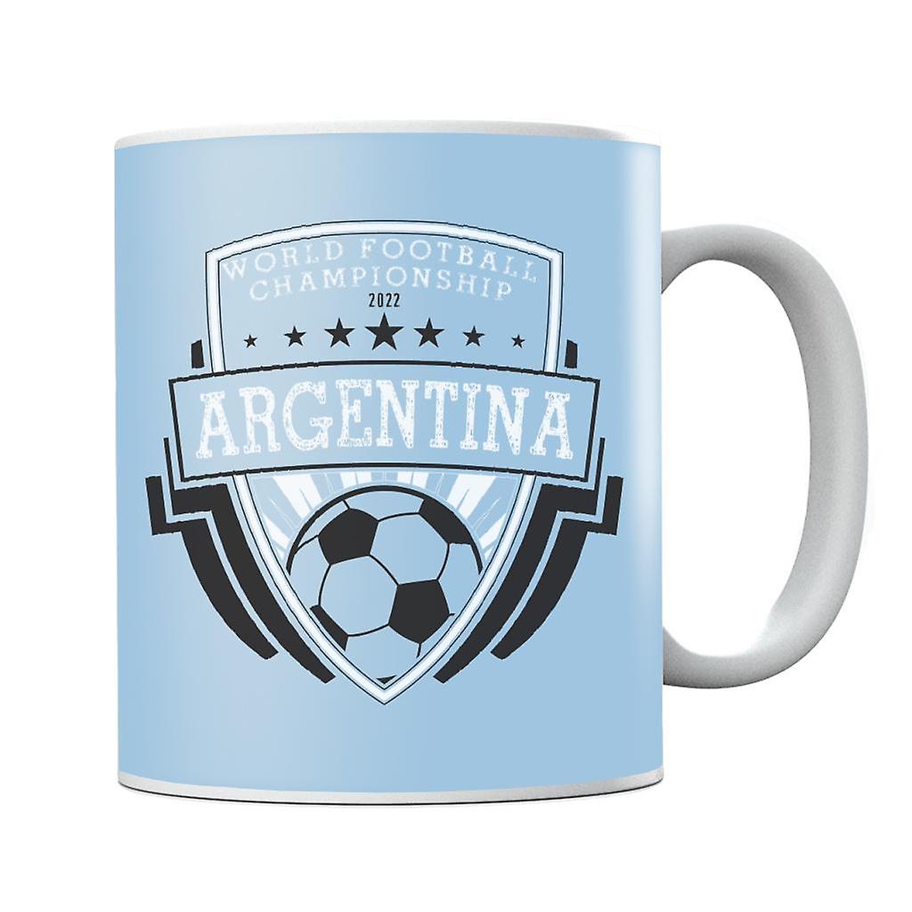 Argentina World Football Shield Mug