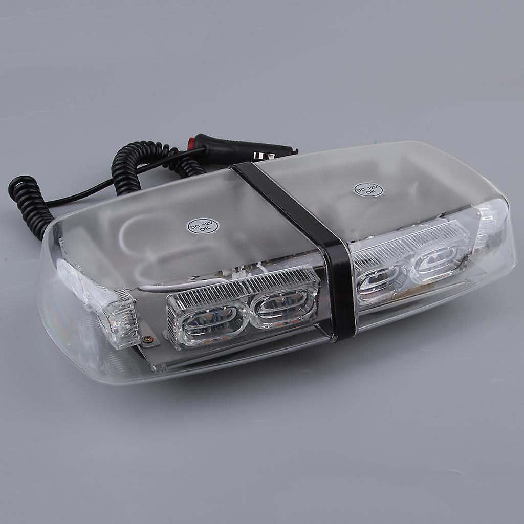 Amber 36 LED Hazard Warning Flashing Strobe Light With Suction Cup Mounts