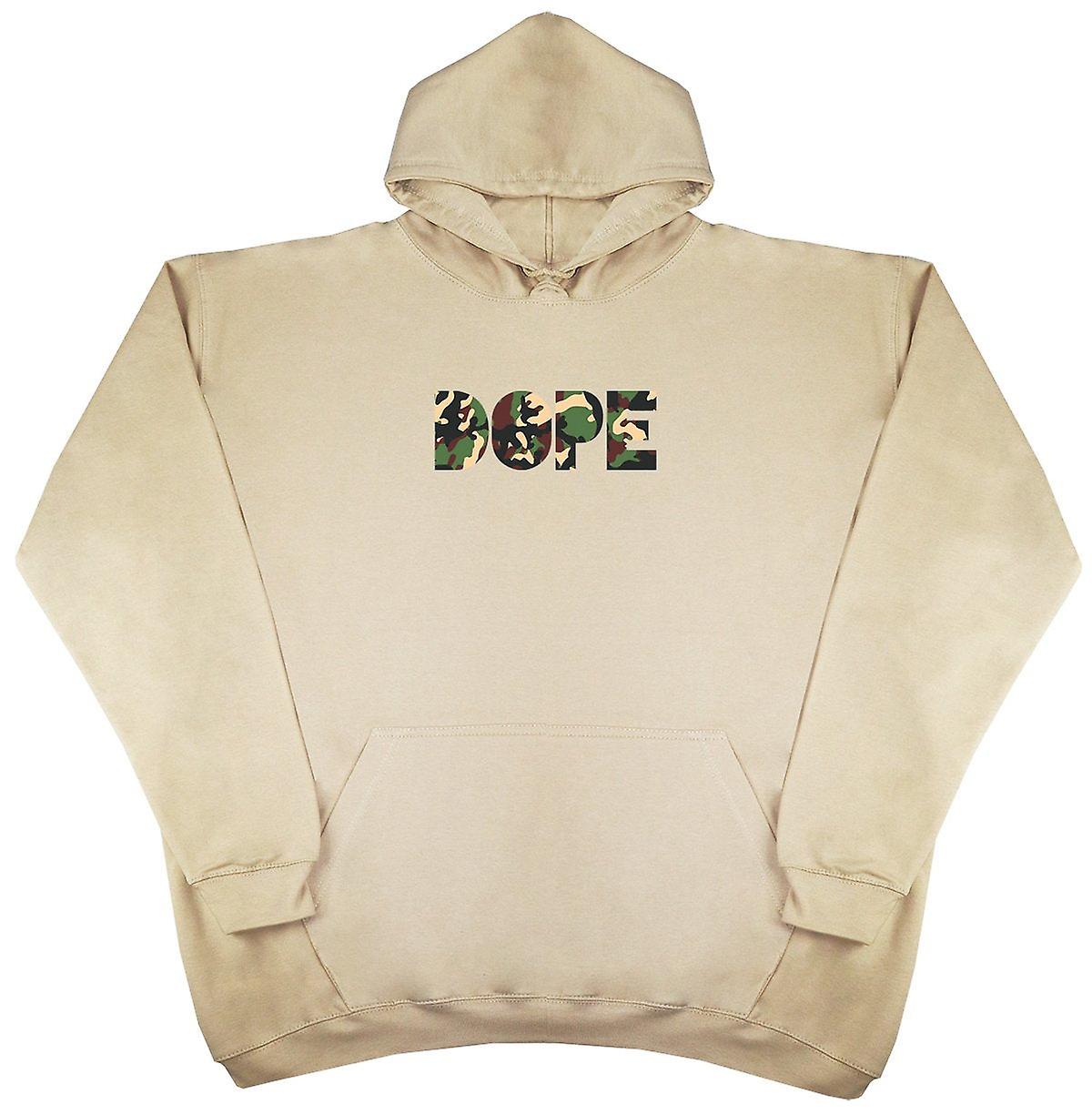Dope - Camo Print - New Style - Huge Size - Oversized Comfy Hoody