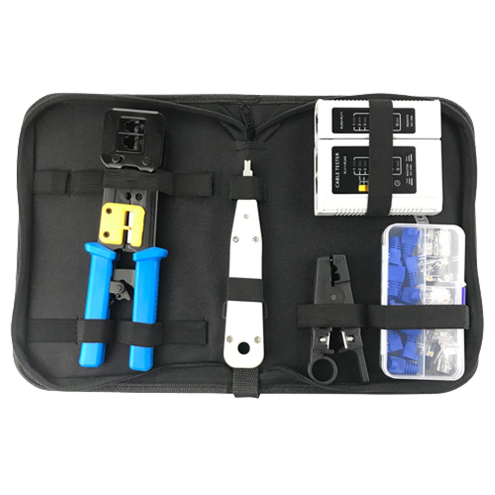 Kit de pinces à trous Kit d’outils de pinces de câble réseau de câblage réseau Kit d’outils