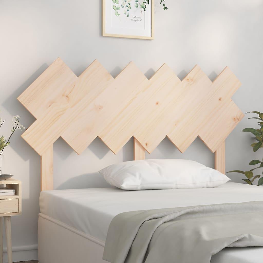 Headboard 132x3x81 cm Solid Pine Wood