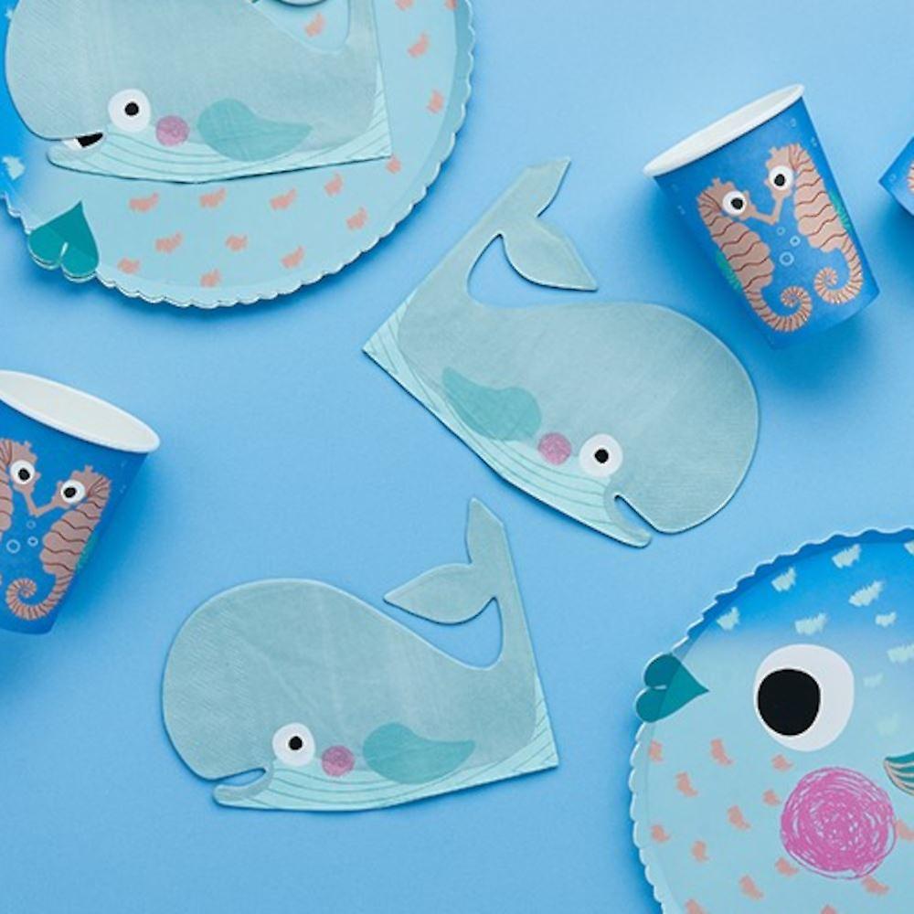 Walvis papieren servetten x16