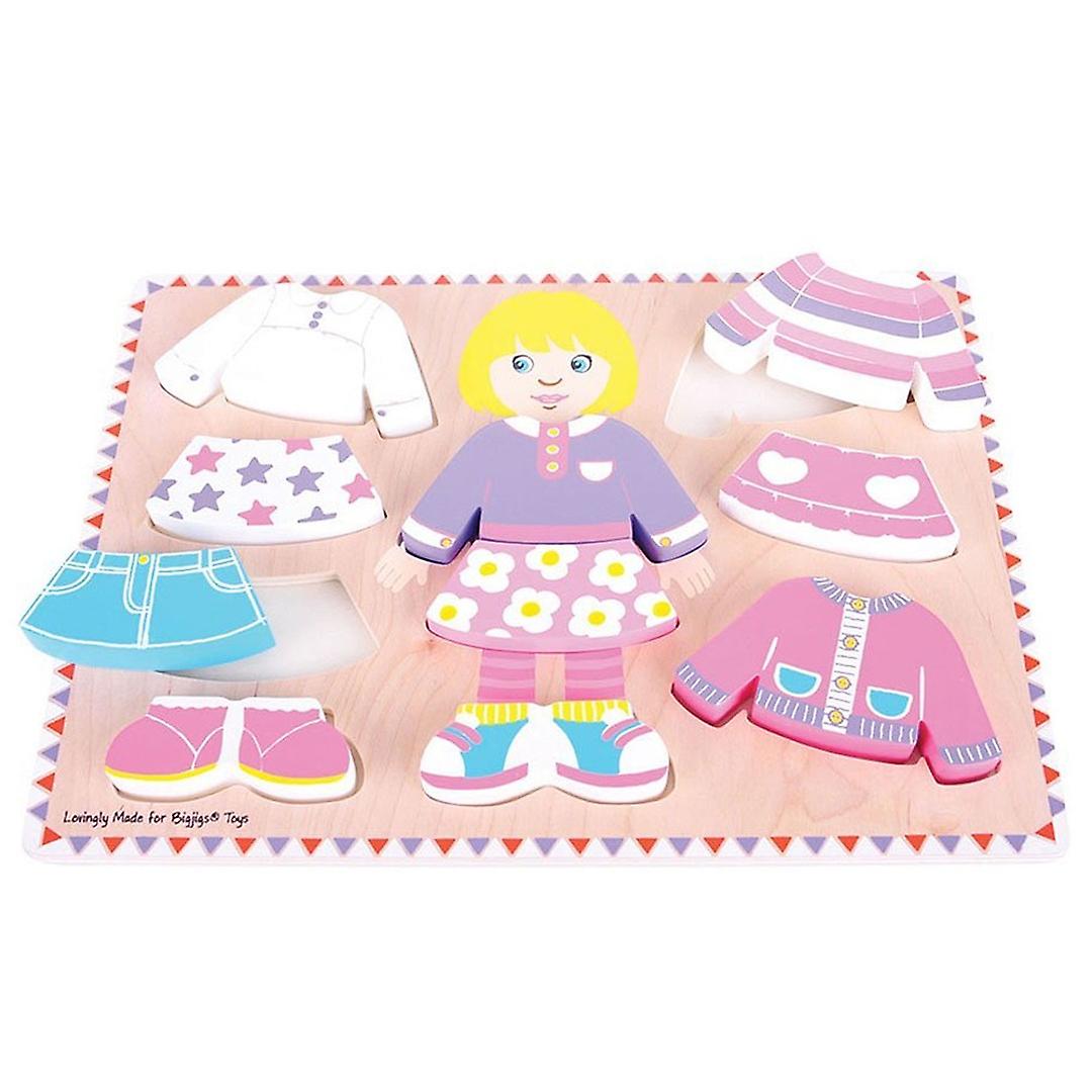 Bigjigs Toys Dressing Mädchen Puzzle