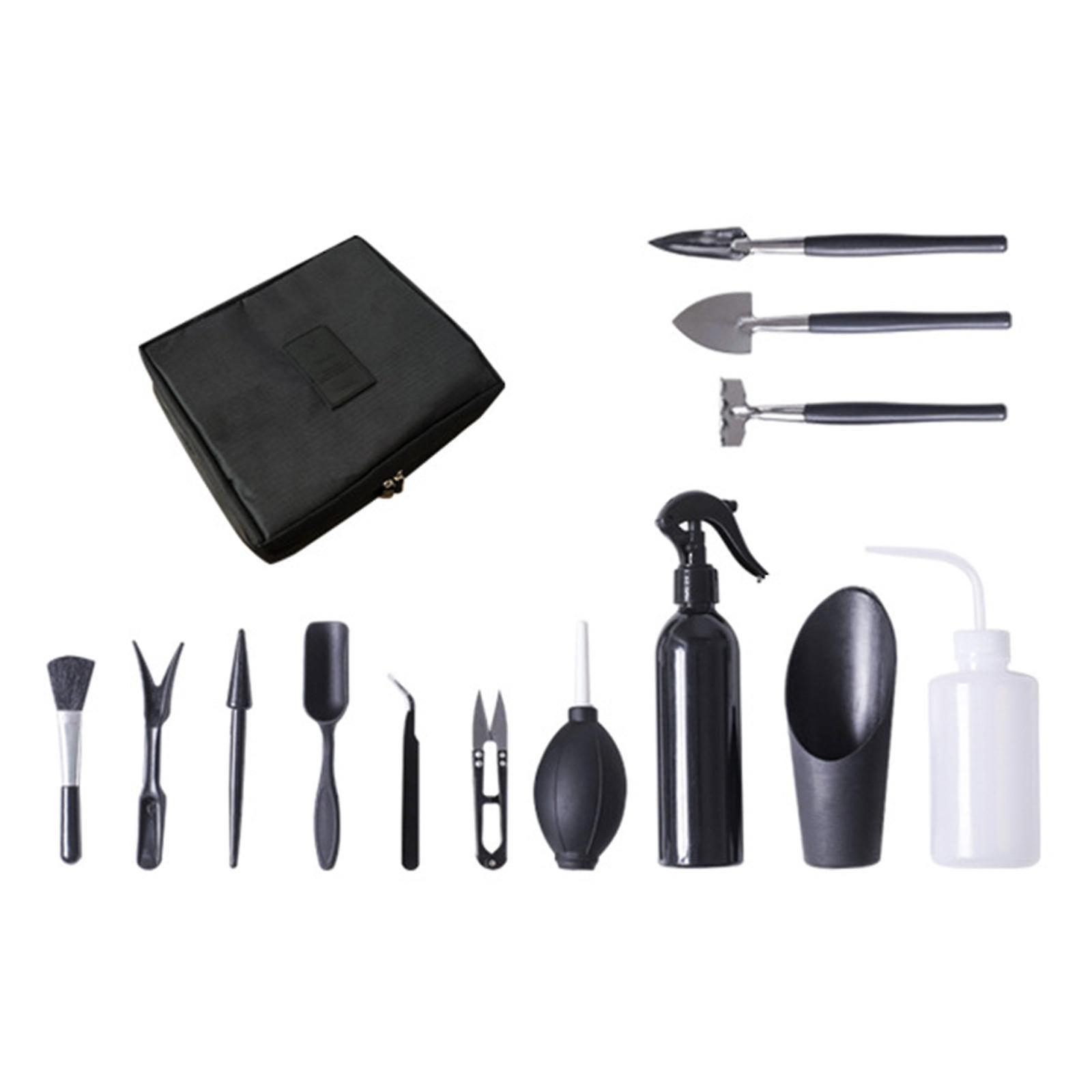 Mini Garden Succulent Transplanting Kit 13Pcs Tools Set Versatile Durable