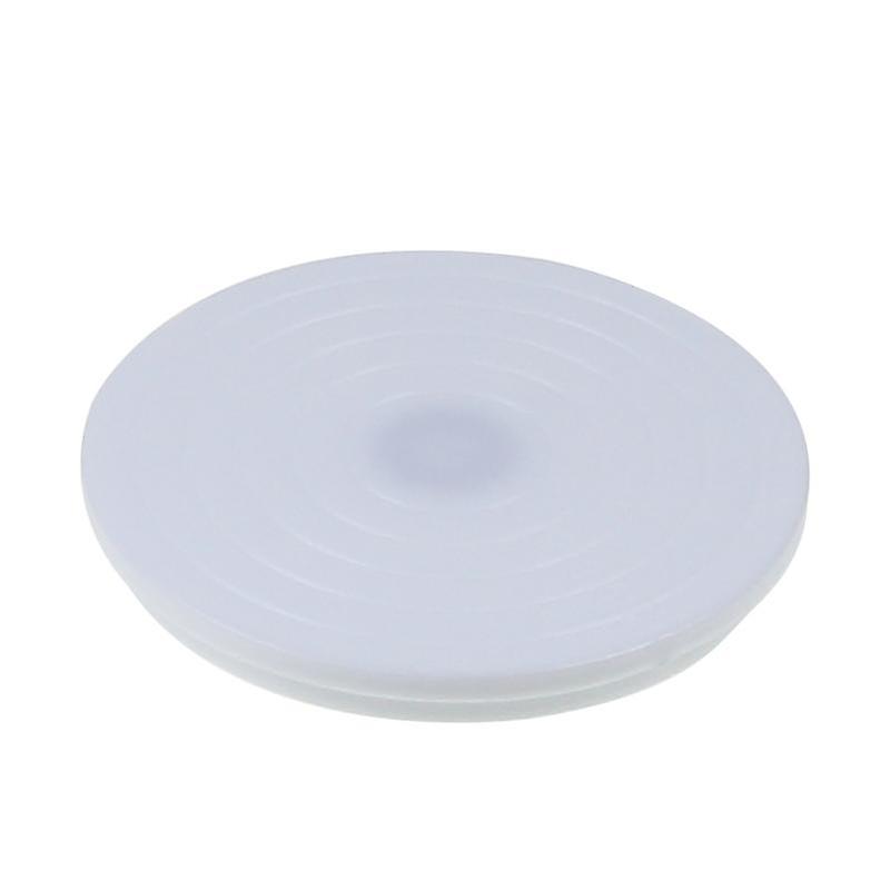 14cm Cake Turntable with Scale Design 360 Degree Rotatable DIY Plastic Mini Fondant Cake Rotary Disp