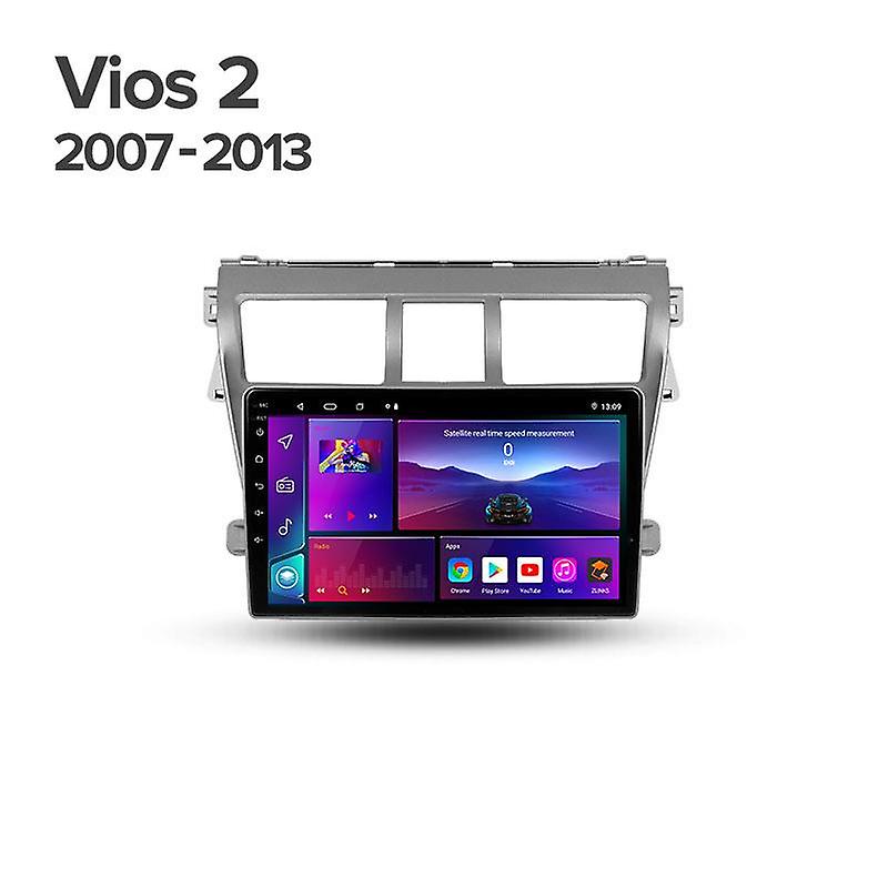 For Toyota Vios 2 2007 - 2013 Car Radio Multimedia Video Player Navigation GPS Android No 2din