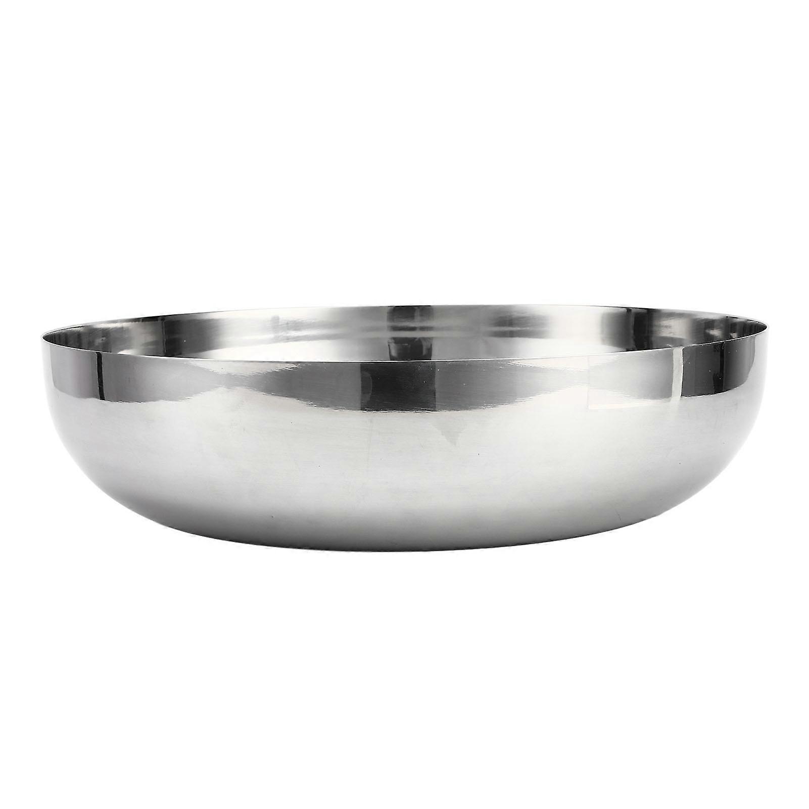 Sleek and Space-Saving 304 Stainless Steel Bowl - Your Serving and Prep Companion for Stylish Cooking and Baking