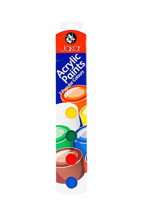 Jakar Acrylic Paints Chain Set of 7 x 20ml Colours