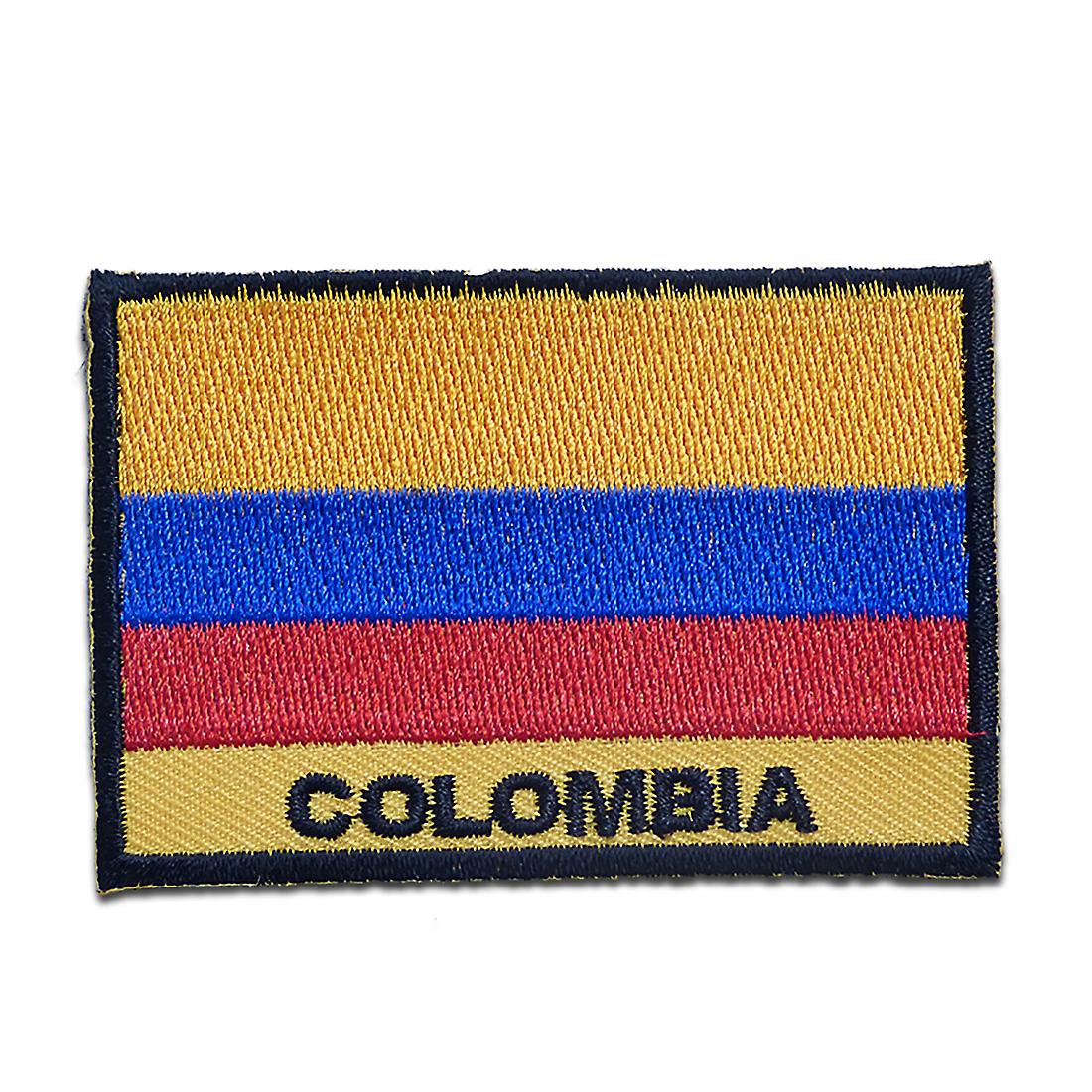 Patch / Iron-on Patch - Colombia Flag Flag - Yellow - 5.6cm x 8.3cm - Patches