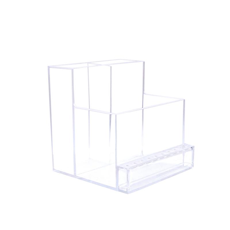 Plastic10 Holes Nail Drill Bits Holder Stand Storage Manicure Box Organizer