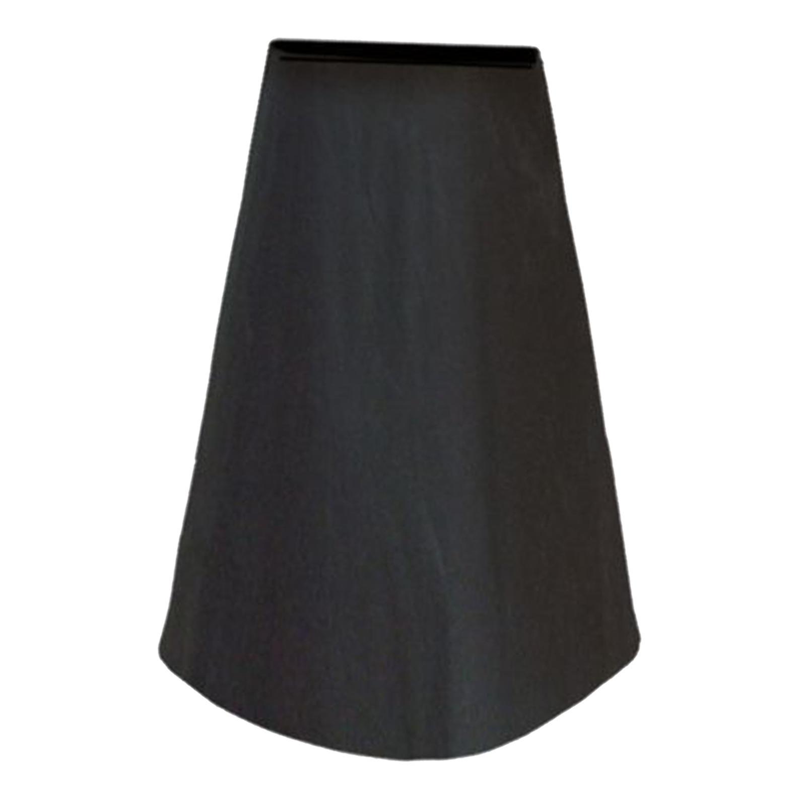 BBQ Chiminea Cover Premium Outdoor Fire Pit Cover Impermeabile Resistente alle intemperie Nero 122x21x61CM