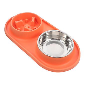 1set Cane Ciotola di alimentazione lenta