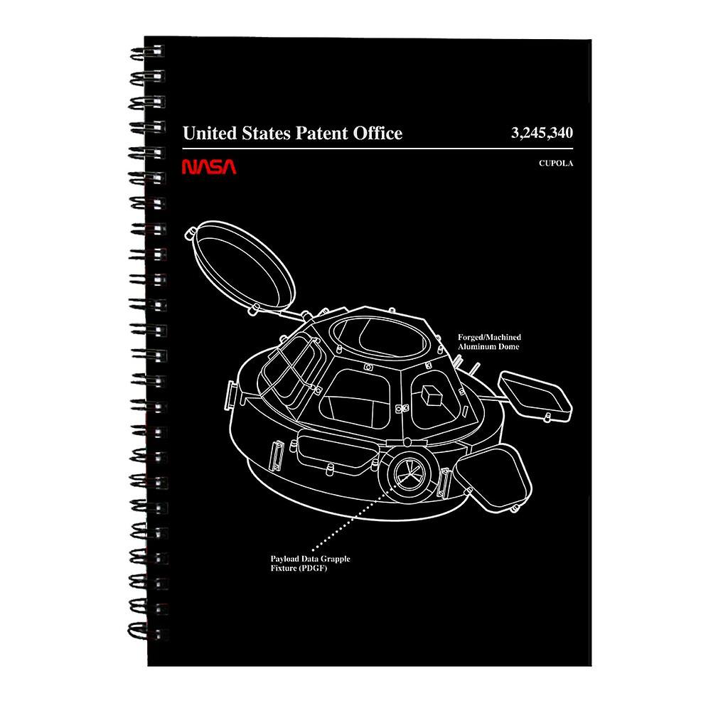 NASA Cupola Observation Hatch Blueprint Spiral Notebook