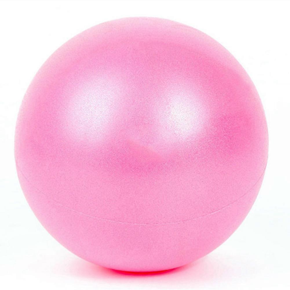 Mini Yoga Yoga Ball Explosion proof PVC Ball For Stability Exercise Training (pink)