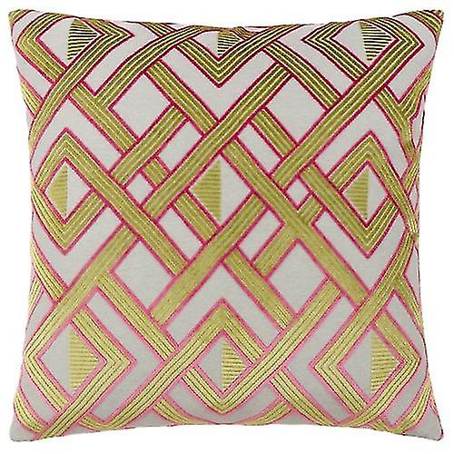Paoletti Henley Jacquard Velvet Cushion Cover