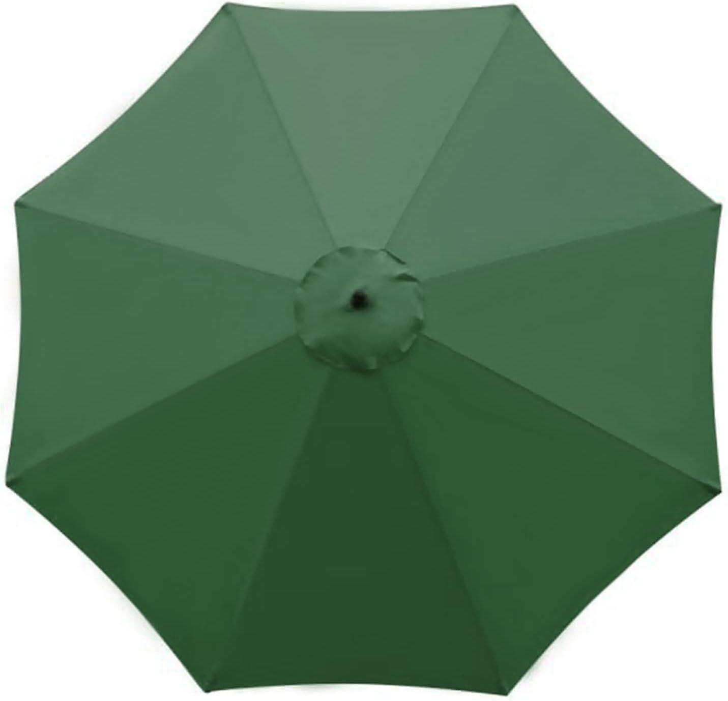 Replacement cover for parasol, 8 ribs, 3 m, green