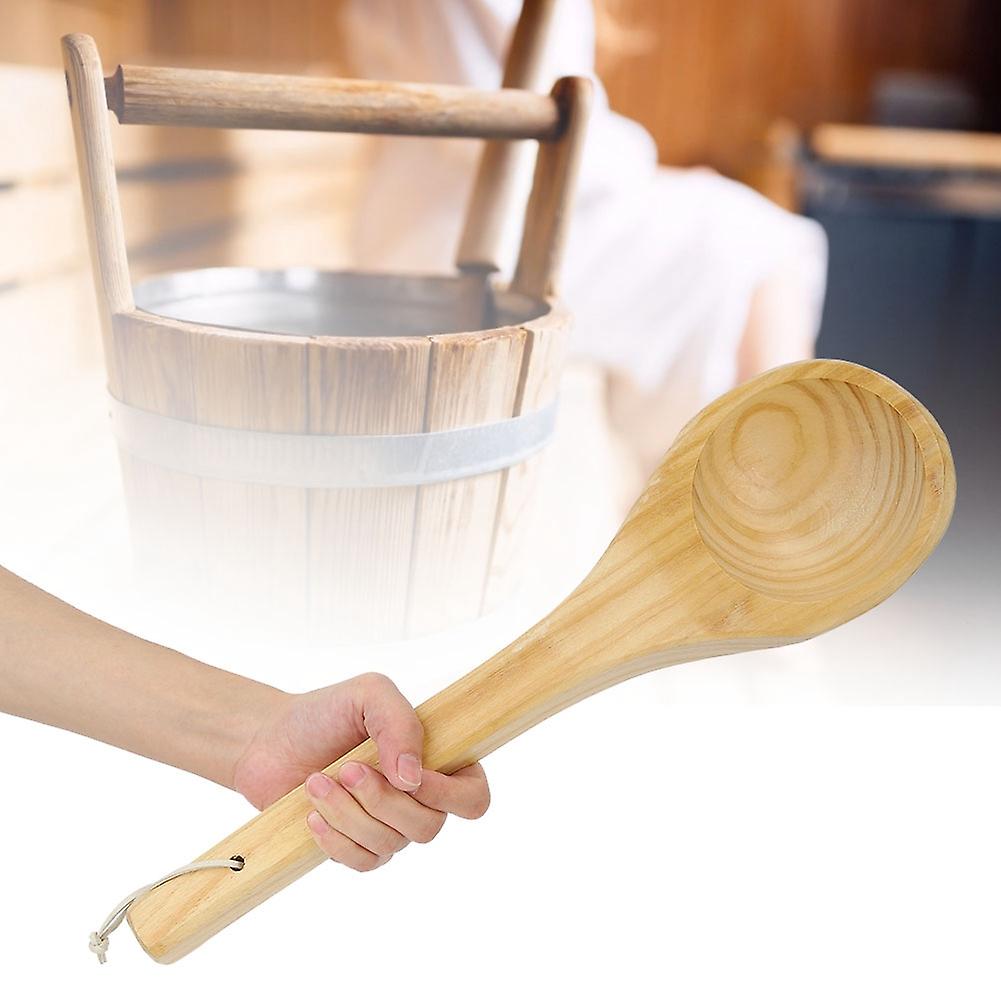 Sauna Single Spoon Handmade Spoon,Sauna Accessories,Sauna Water Dipper Spoon