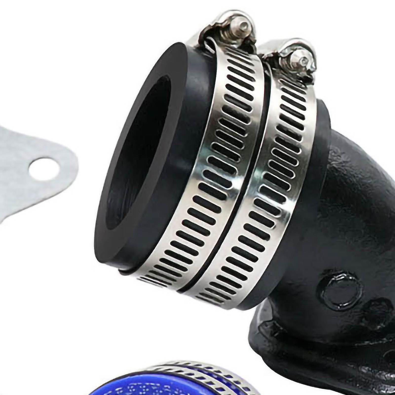 Carburetor Interface Carburetor Intake Adapter Connector Joint Boot for Motorcycle Blue