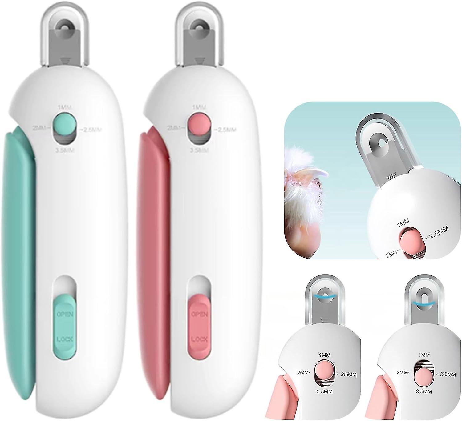 Cat Clippers With Adjustable Aperture, Safe Cat Trimmer With Circular Cut Hole, 1/2/2.5/3.5mm Pet Clippers For Kittens Puppies