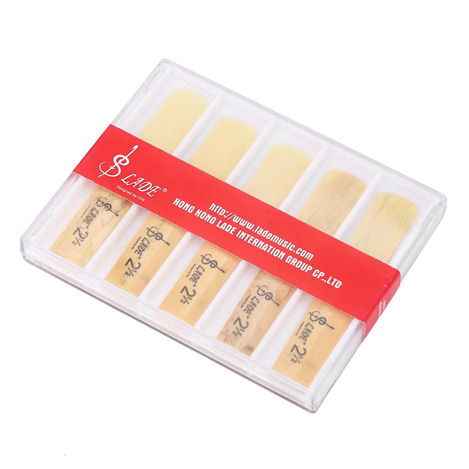 10pcs Plastic B Flat 2.5 Clarinet Reeds Repair Parts Reed Accessory