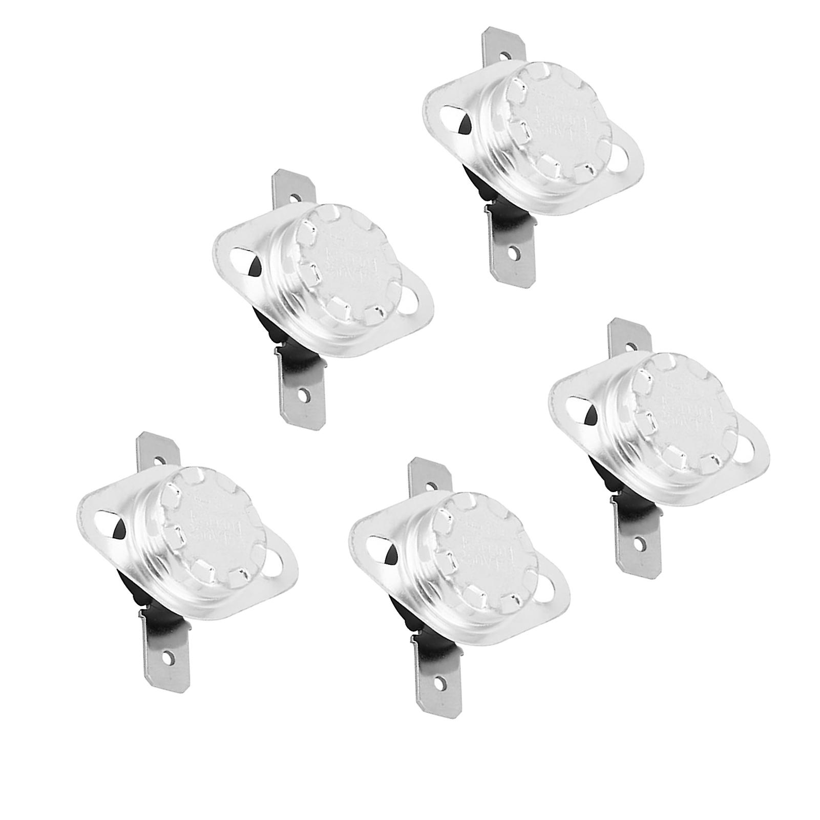 5 個 KSD301 サーモスタット スイッチ 250V 15A 6.3mm 温度制御