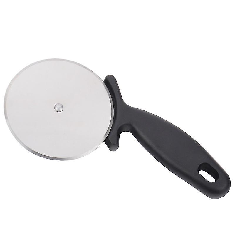Pizzakutter - Pizzakutter i rustfritt stål - Svart - 9,5 cm