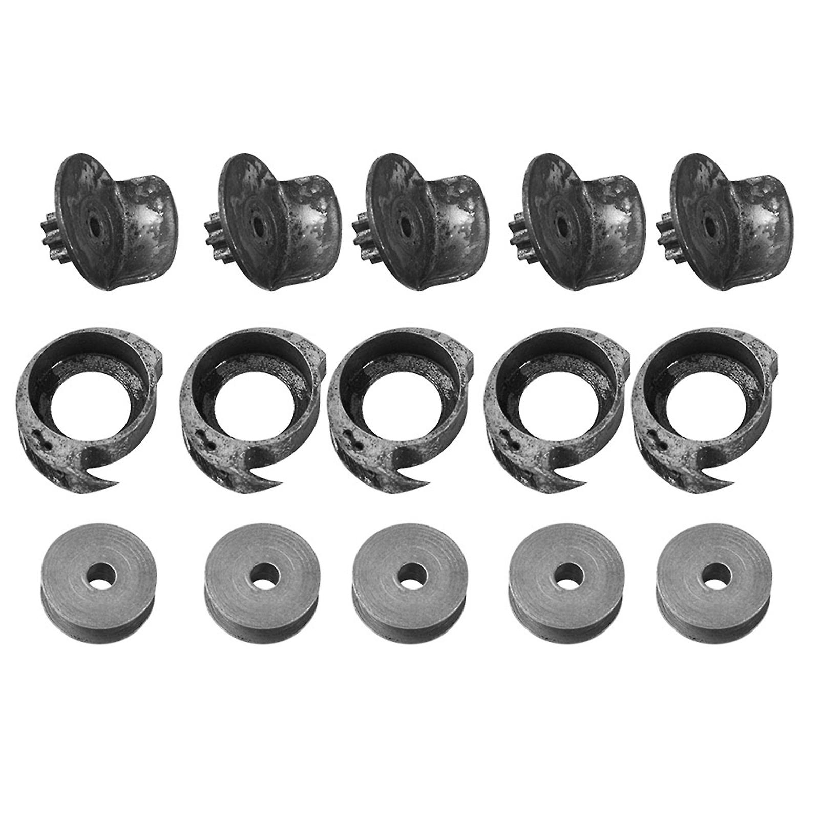 5 ensembles de bobine navette porte-canette pour machine à chaussures 17mm