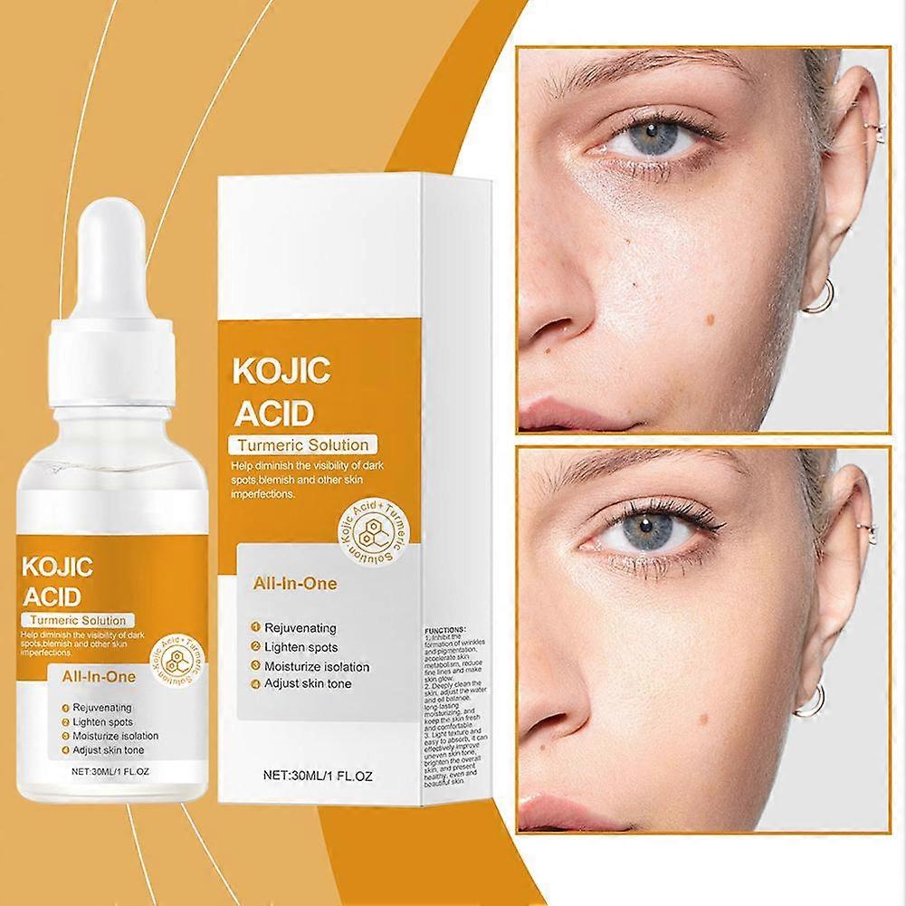 Turmeric Kojic-Acid Essence Whitens The Face Kojic Acid+Turmeric ...