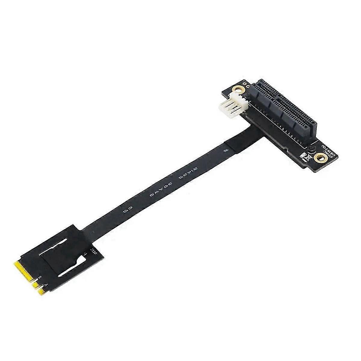 270 Degree M.2 NGFF Dual Key A-E to PCI-E 4X Adapter Convert Cable for PCI-E Tester Extender