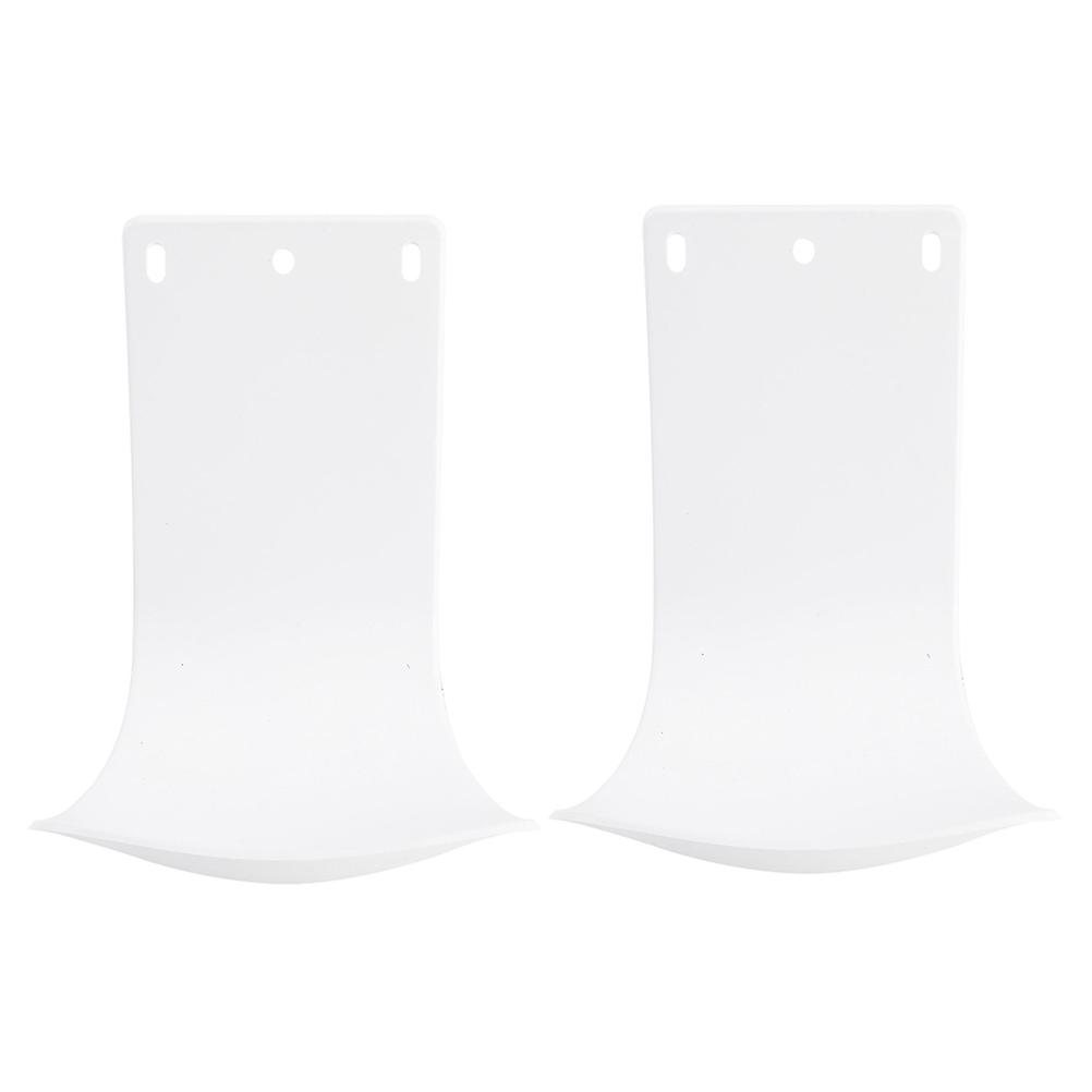 2Pcs Universal ABS Wall-mounted Handwashing Machine Soap Dispenser Trays (White)