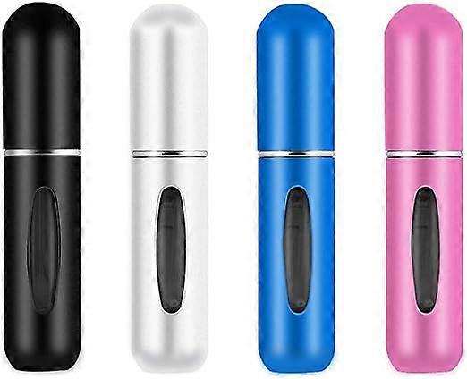 4 perfume atomizing bottles 5ml mini refillable spray portable liquid