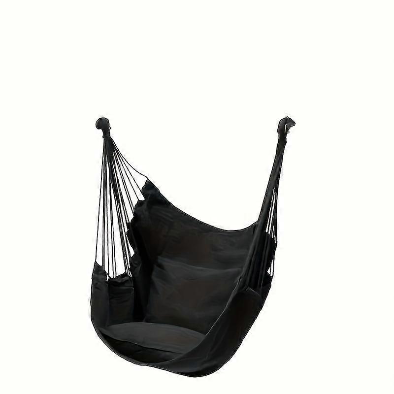 1pc Portable Outdoor Camping Tent Hammock Swing Chair, With 2 Pillows, Swing Hanging Chair, Sturdy Cotton Cloth Hanging Chair, Comfortable And Durable