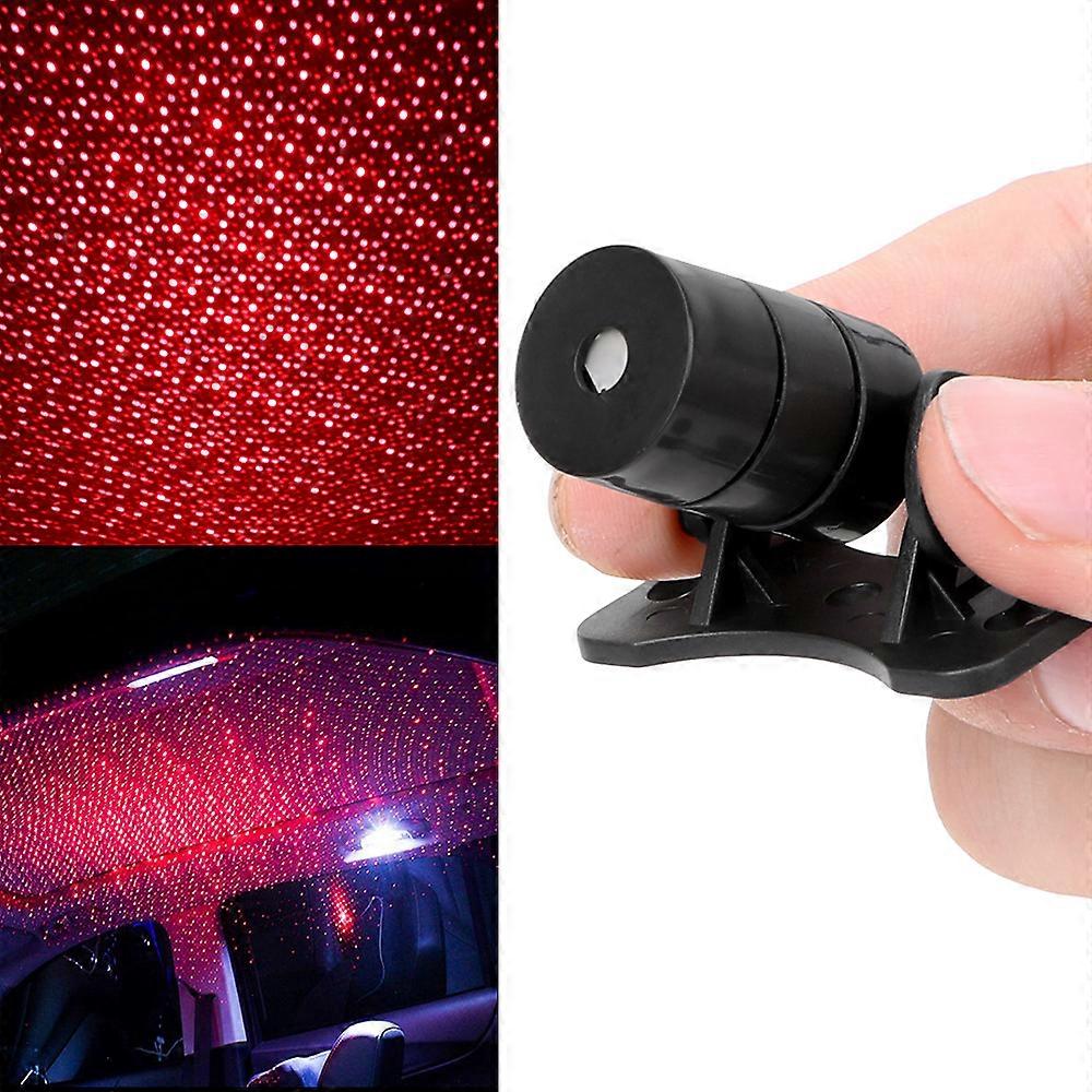 Led Galaxy Lamp Light Projector Car Roof Star Night Light Atmosphere Usb Decorative Lamp Adjustable Multiple Lighting Effects