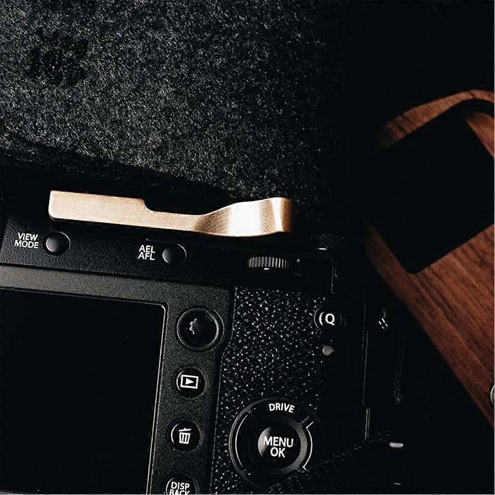 Brass Thumb Grip Thumb Rest Hot Shoe Cover For Fuji X100f Xpro2