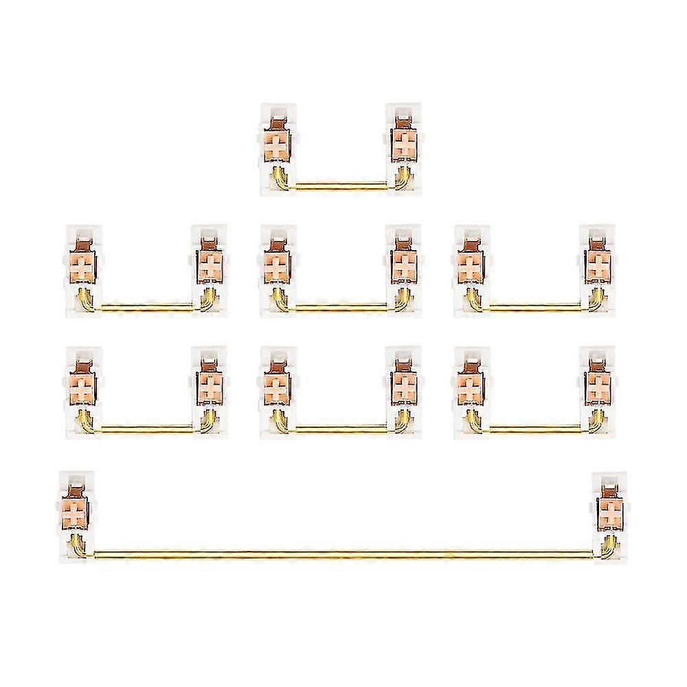 Gold Plated Plate Mounted Stabilizer For Custom Mechanical (1+7)