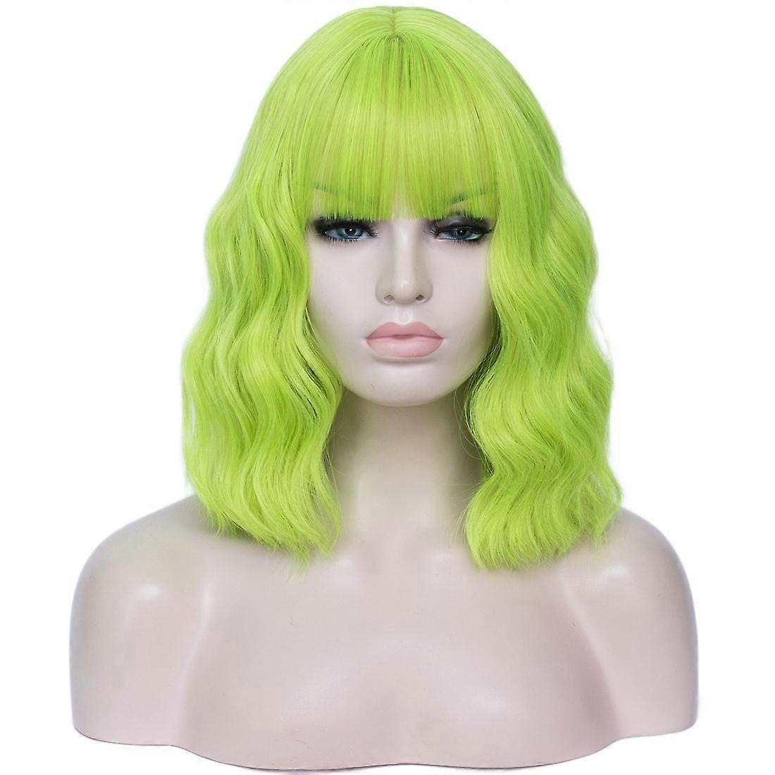 Short curly wig ladies wavy wig (color 19)