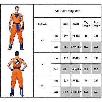 Funidelia Déguisement Officiel de Goku - Dragon Ball pour enfant, Pantalon, t-shirt, poignets, ceinture et couvre-bottes, Taille 10-12 ans - Tenue pour enfants pour fêtes, Carnaval et Halloween