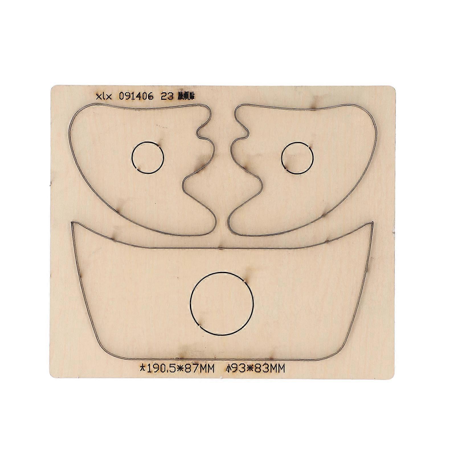 قطع الجلود يموت مجموعة الخد التصحيح على شكل قوالب اللكم اليدوية DIY أدوات الحرفية سبائك الصلب