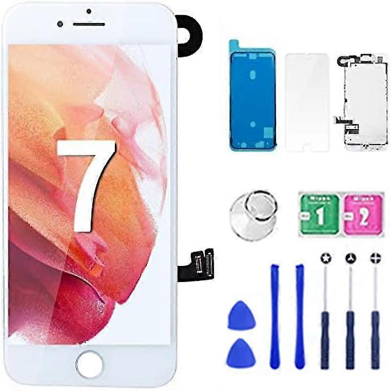 修理部品互換性のあるiPhone 8 7 6s 6 PlusフルアセンブリLCD完全ディスプレイ画面交換用デジタイザーフロントカメラ+電話レシーバー付き