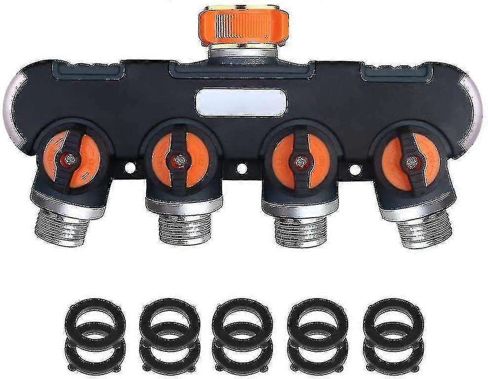 hose garden splitter water adapter upgraded heavy duty rollers